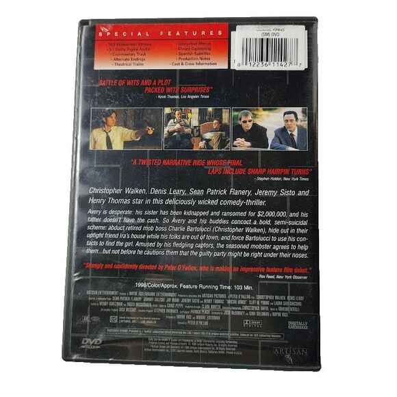 Suicide Kings DVD 1998 Movie R Christopher Walken Denis Leary Thriller Humor - Picture 2 of 3